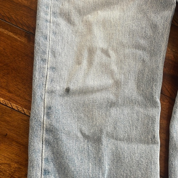 Levi’s Women 501 light wash blue denim jeans size 30x30 straight leg button fly - Picture 5 of 15